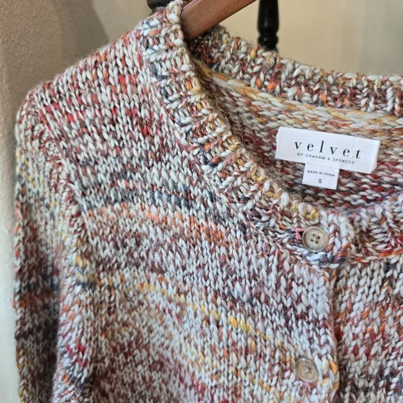 EUC Anthro Wool Blend Cardigan S - Picture 4 of 13